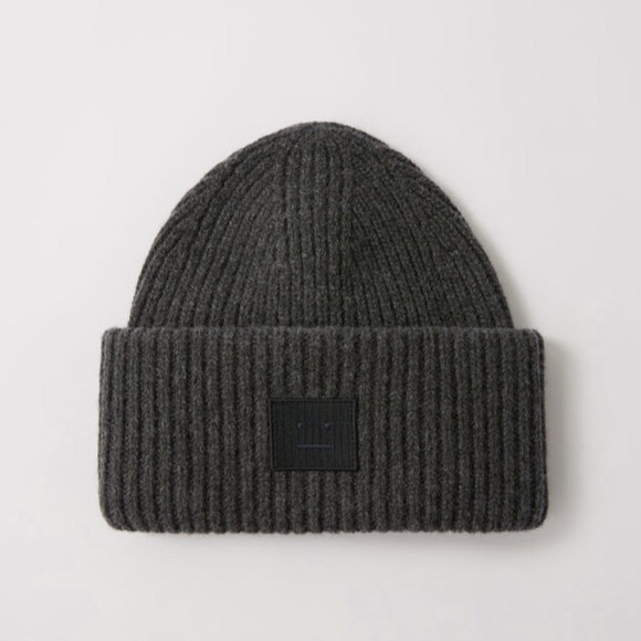 Acne Studios Grey Pansy Beanie